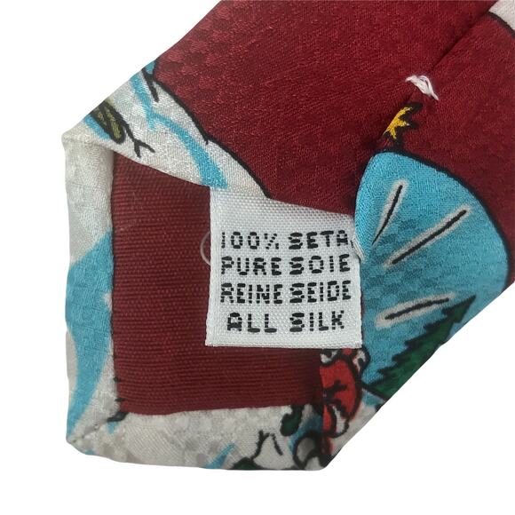 Santa Sledding Tie - Picture 6 of 6